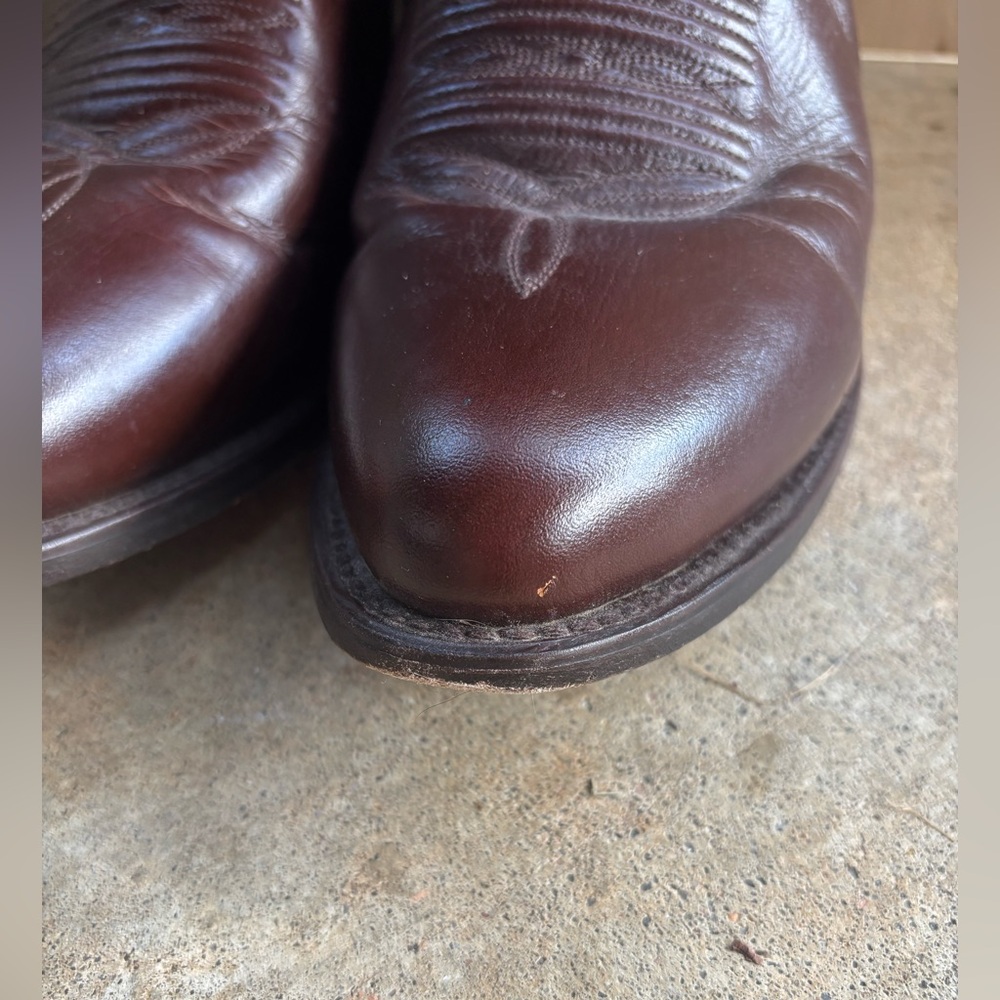 Dan Post Men’s Brown Leather Cowboy Boots DP2111R | Size 10.5 EW - Picture 6 of 15